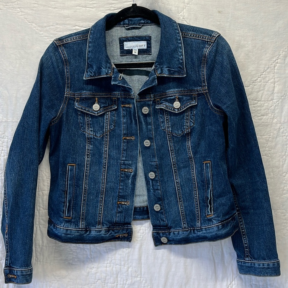 Loft Denim Jacket, Size Medium
